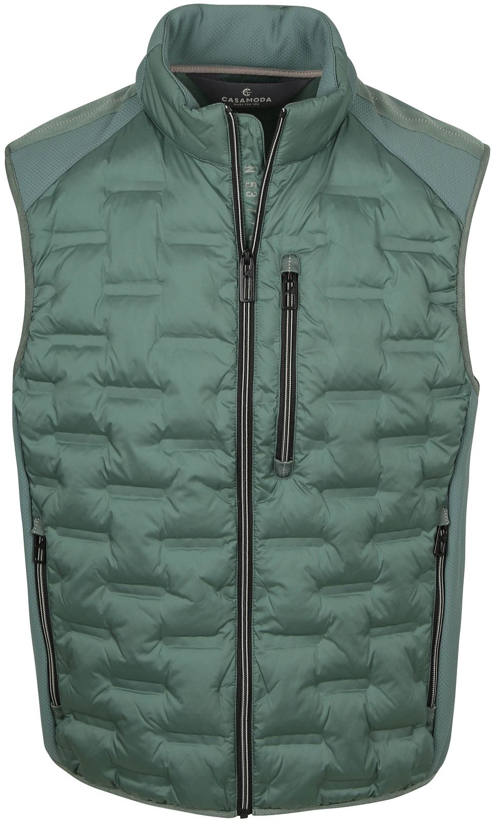 Väst Hybrid Puffer Olive Grön Storlek