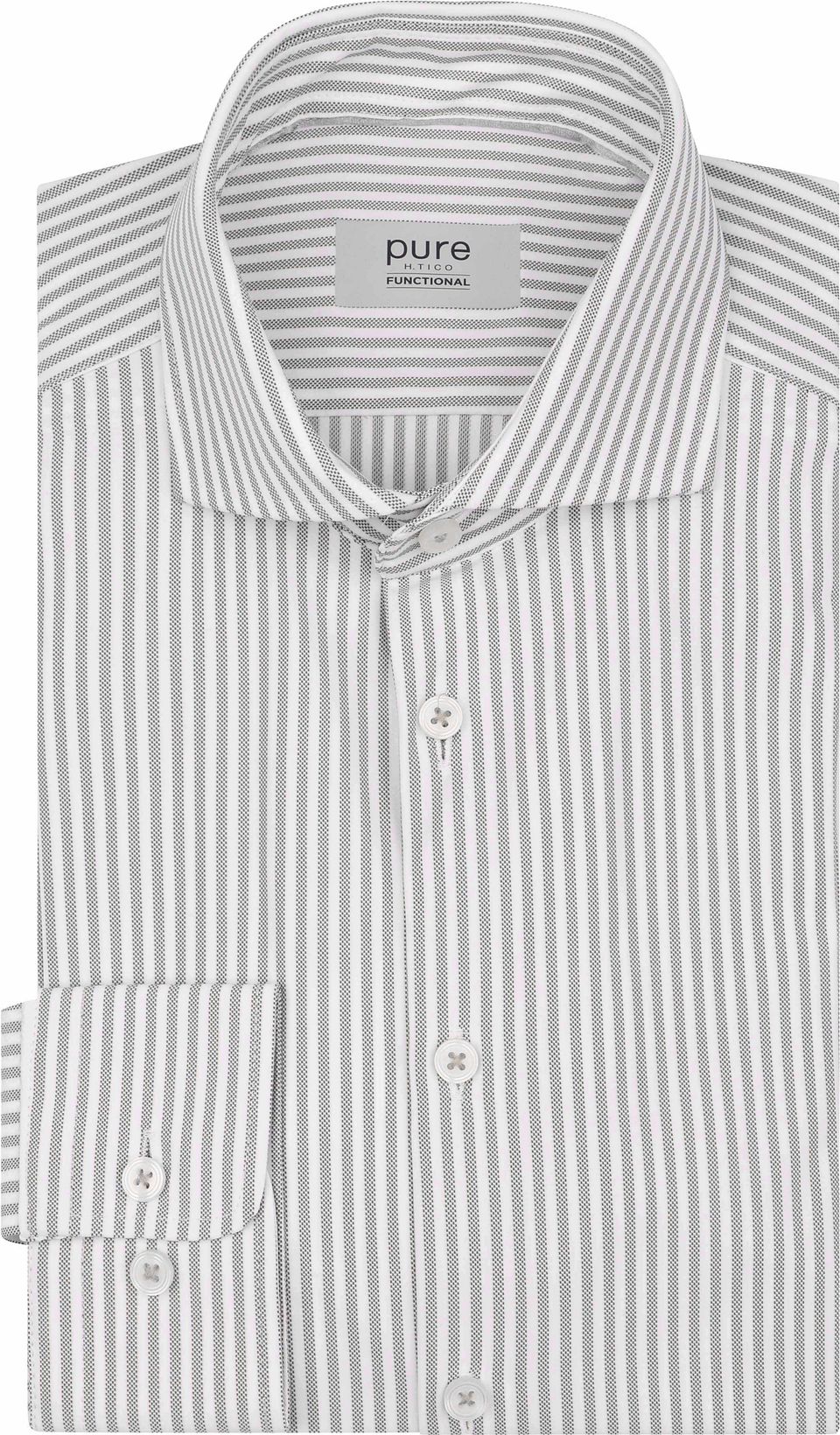 Skjorta Stripe Beige Storlek