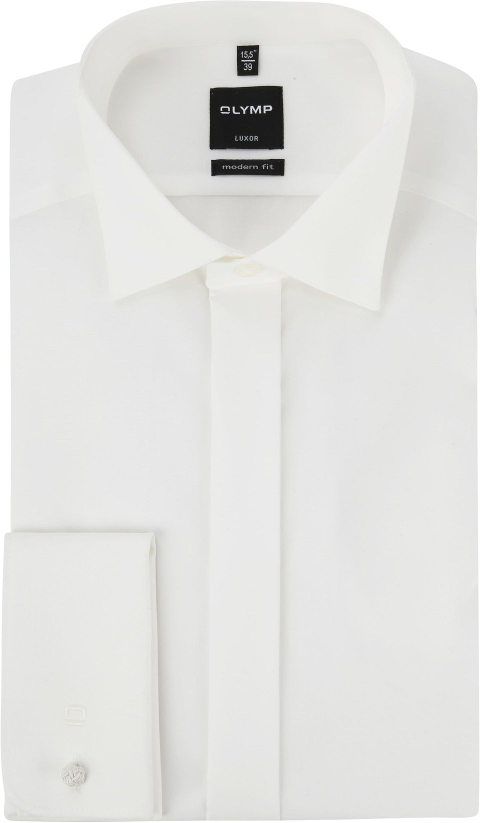 Luxor Bröllopsskjorta Kräm Extra Lång Ärm Off-White Storlek