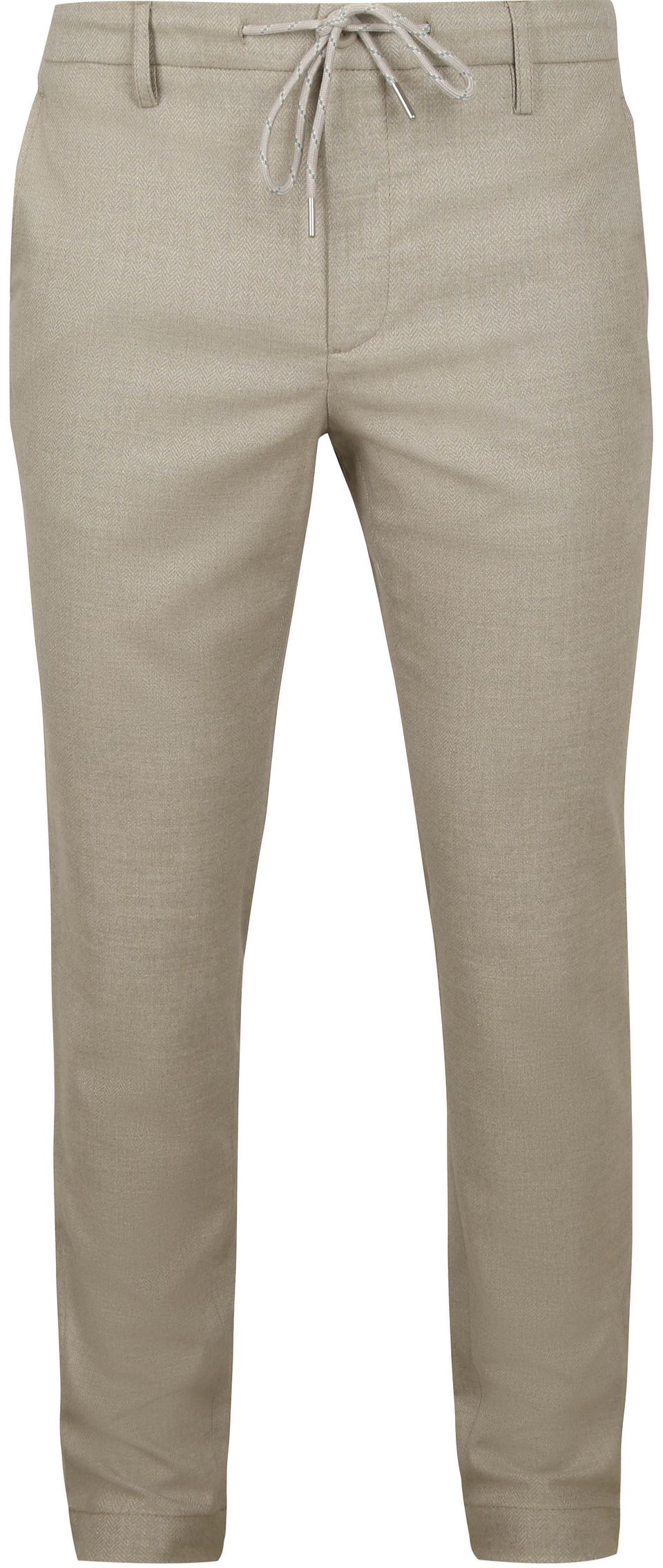 Byxa Jump Flanell Herringbone Grå Beige Storlek W 31 L 34