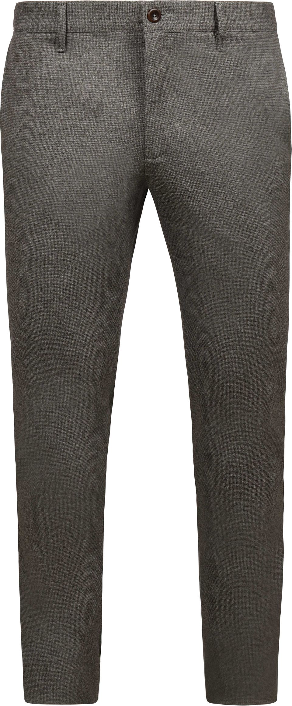 Rob New Jersey Chino Check Grå Brun Taupe Storlek W 31 L 34
