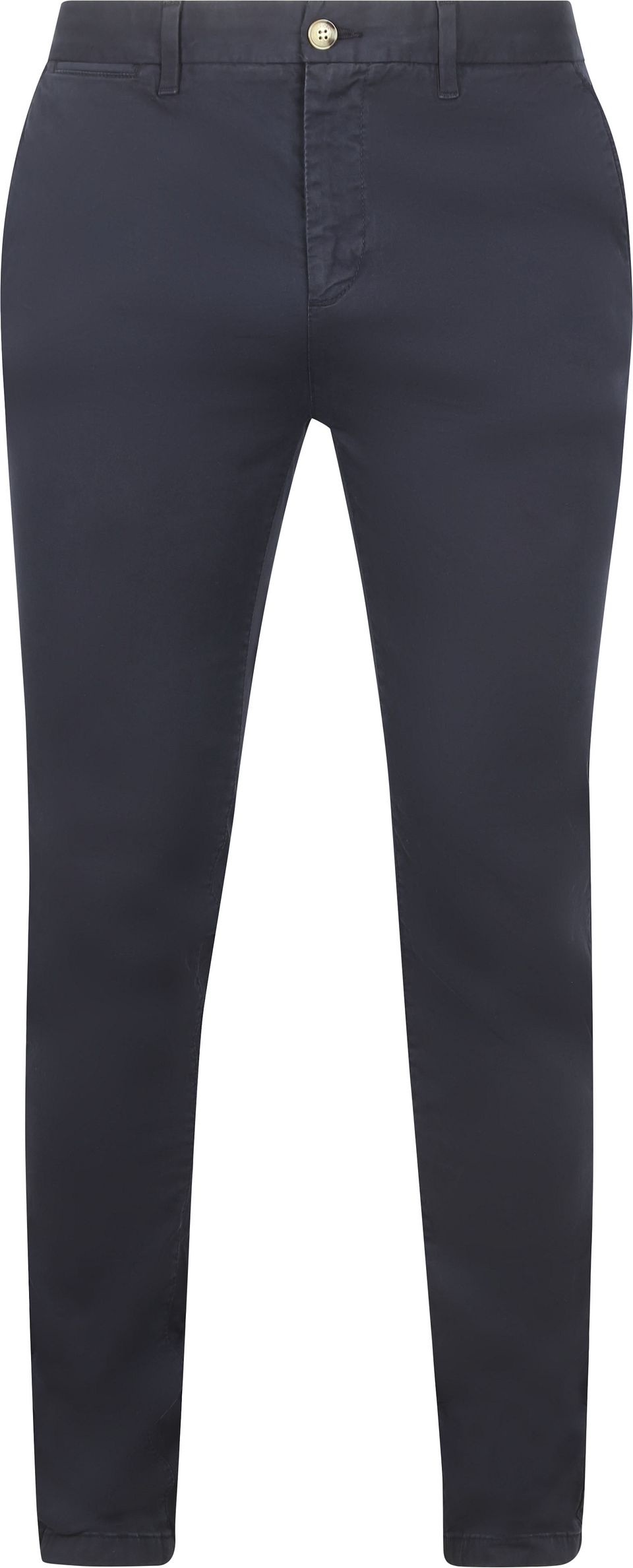 Chino Garment Navy Blå Mörkblå Storlek W 32 L 34