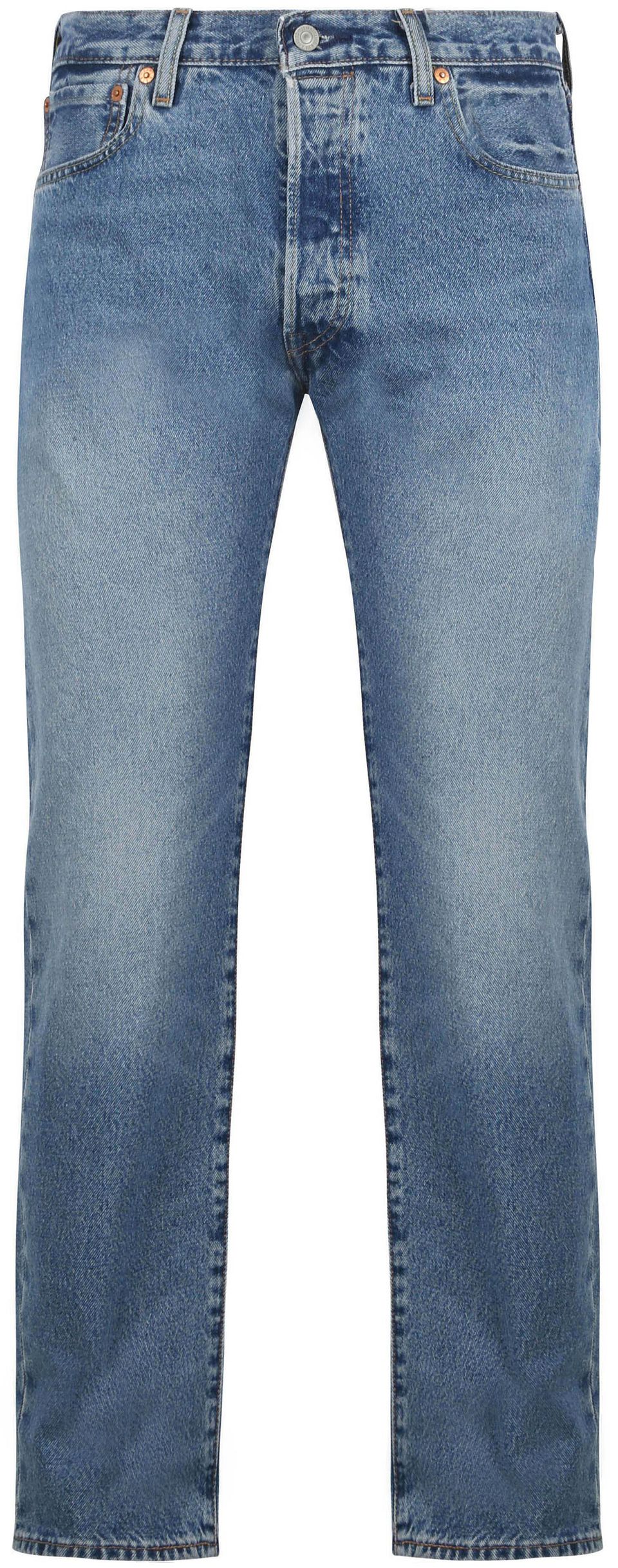 501 Byxor Regular Fit Blå Mörkblå Storlek W 31 L 32