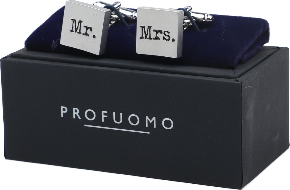 Manschettknappar Profuomo Mr. & Mrs