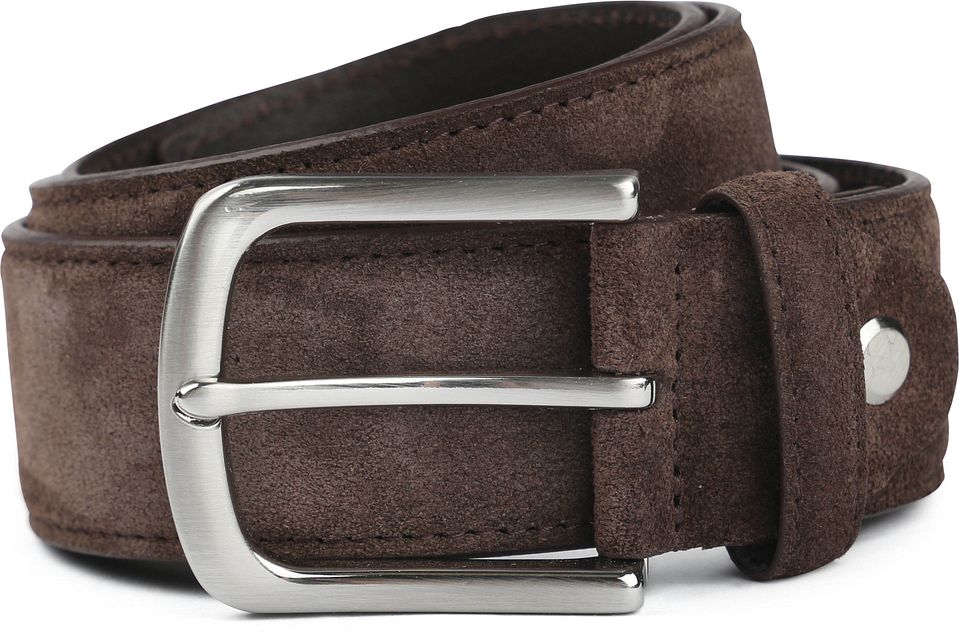 Bälte Mockaläder Brun Storlek