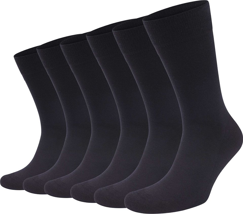 Merino Sockor Marinblå 6-pack Mörkblå Storlek