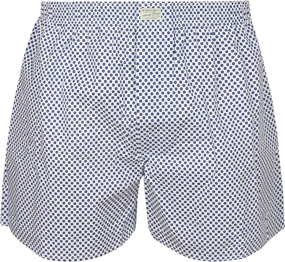 Boxershorts Blommönster Blå Storlek