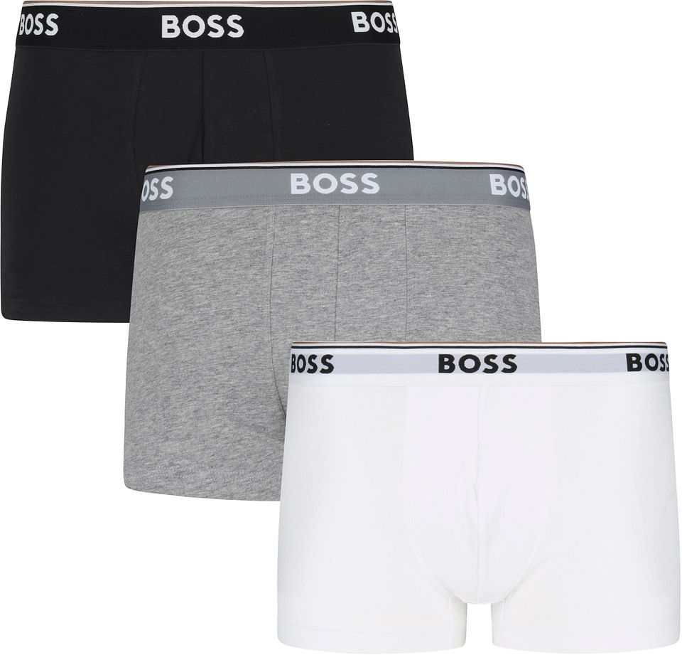 Korta Boxershorts Power 3-pack 999 Grå Mångfärgad Svart Vit Storlek
