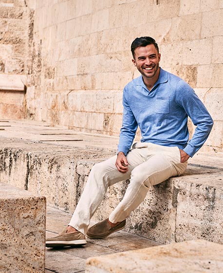 SS 26 Longsleeve Riva blauw