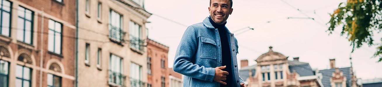 Overshirts voor heren kopen? Morgen in huis - Suitable