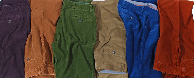 Corduroy broek heren kopen? Gratis levering - Suitable