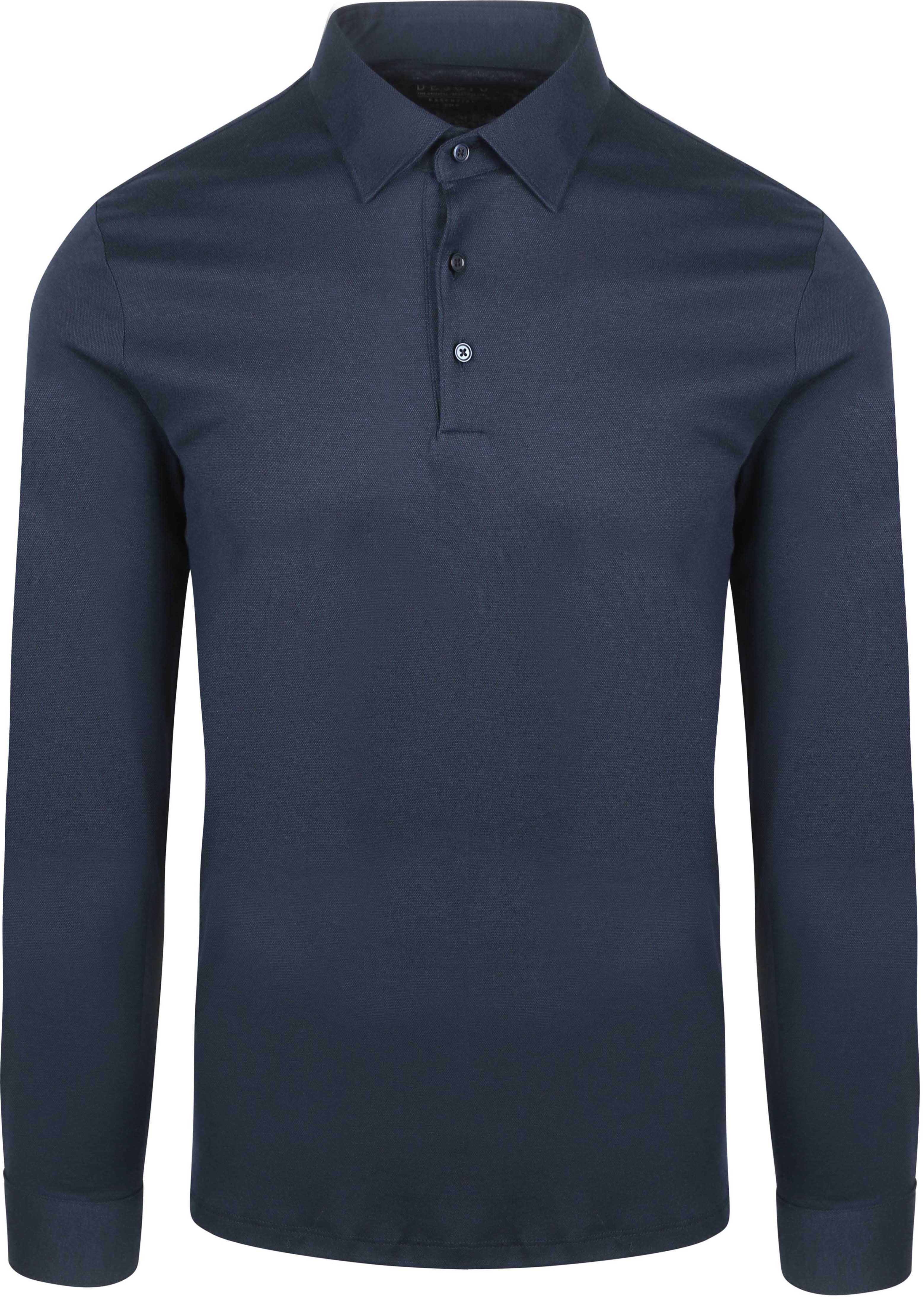 Poloshirt Longsleeve Essential Navy