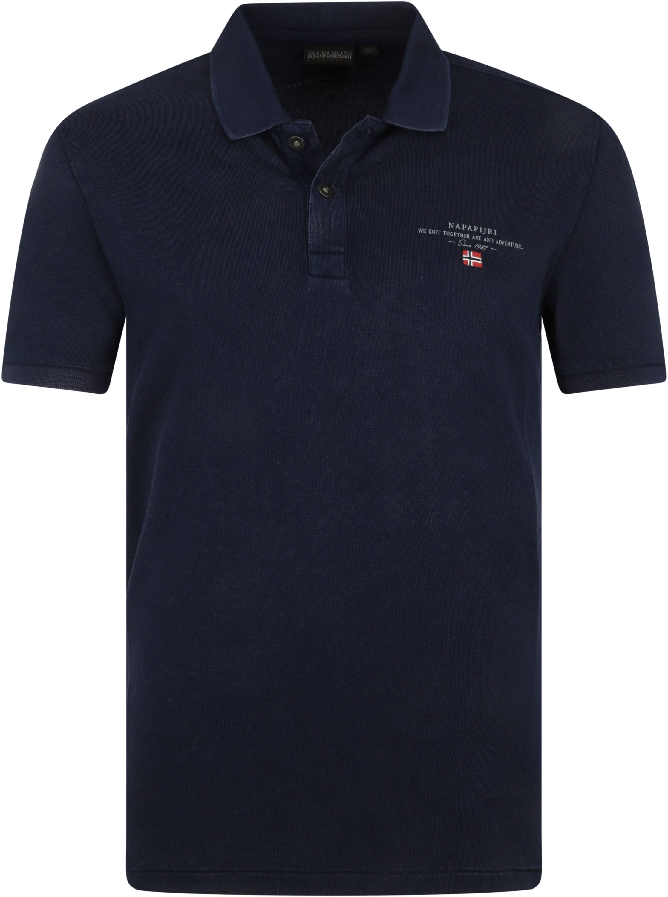 Polo Elbas Navy Blå