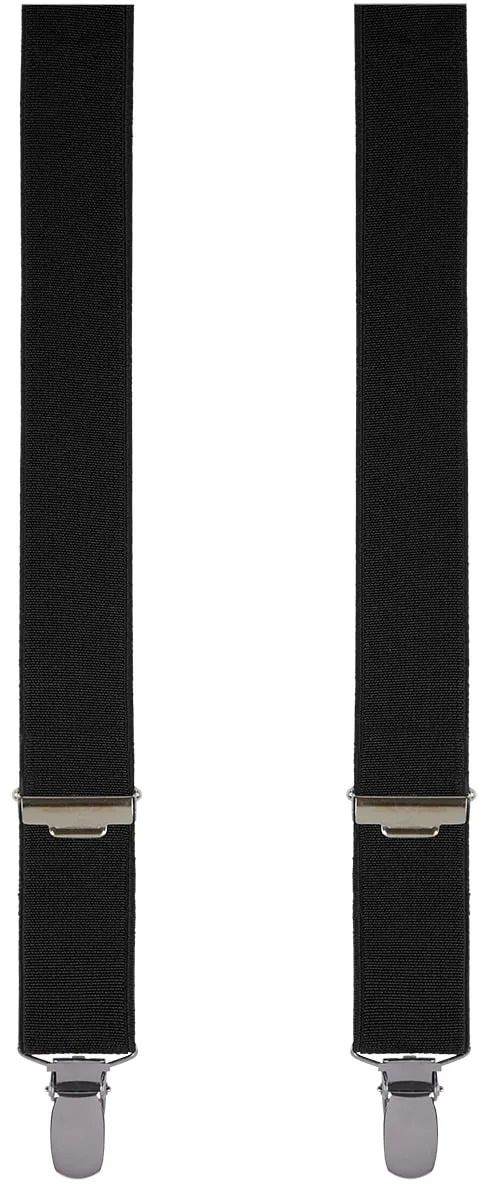 Suspenders Solid Black