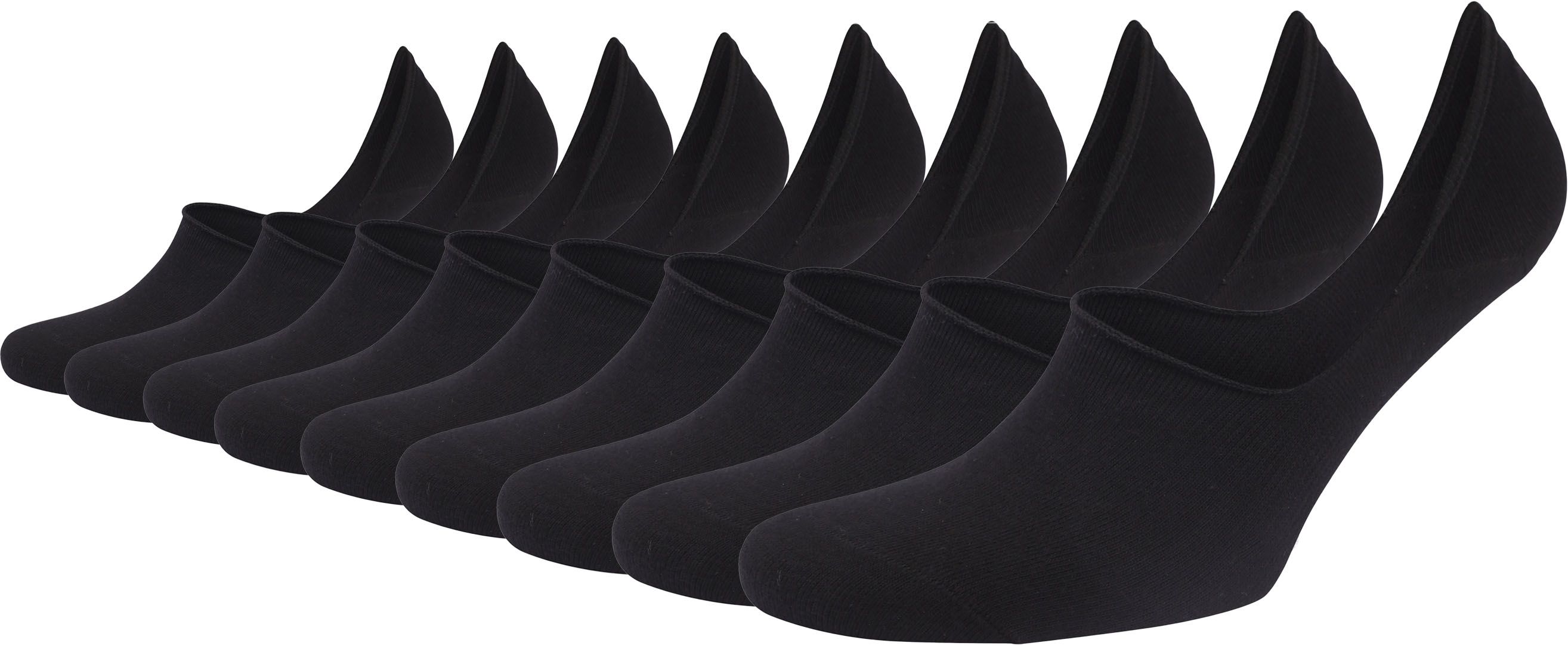 Sneakersok 9-Pack Zwart